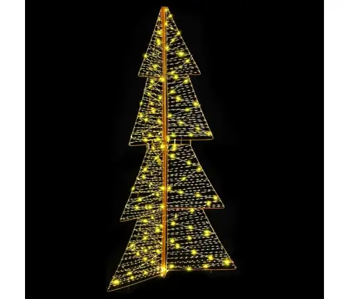 Kalėdų Eglutė Su 160 Led Šilta Balta 150 Cm Pet