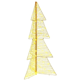 Kalėdų Eglutė Su 160 Led Šilta Balta 150 Cm Pet