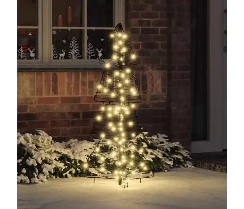 Kalėdų Eglutė Su 100 Led Šilta Balta 120 Cm Ratanas