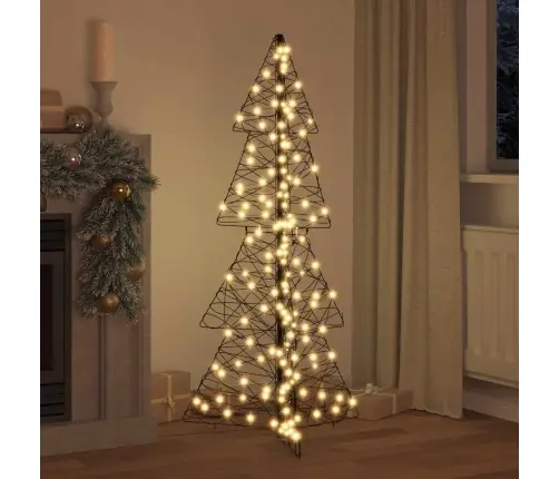 Kalėdų Eglutė Su 160 Led Šilta Balta 150 Cm Ratanas