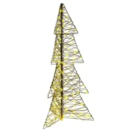 Jõulupuu Koos 160 Led-Iga Soe Valge 150 Cm Rotang