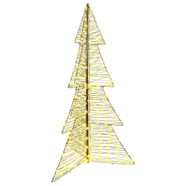 Ziemassvētku Eglīte Su 240 Led Silti Balts 180 Cm Rotangpalma Vidaxl
