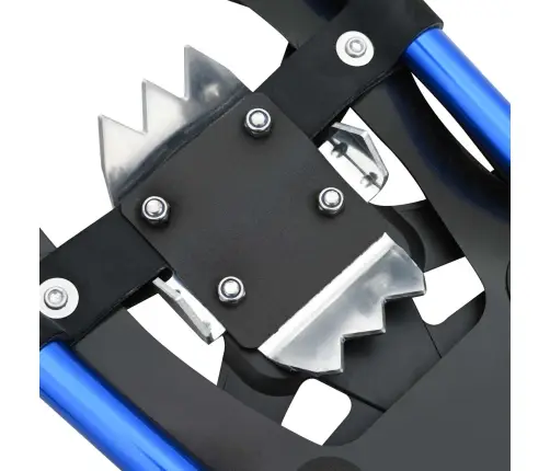 3 In 1 Sniega Kurpes Ar Pārgājienu Nūjām Zila 21 Collas Vidaxl