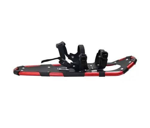 3 In 1 Sniega Kurpes Ar Pārgājienu Nūjām Sarkana 21 Collas Vidaxl