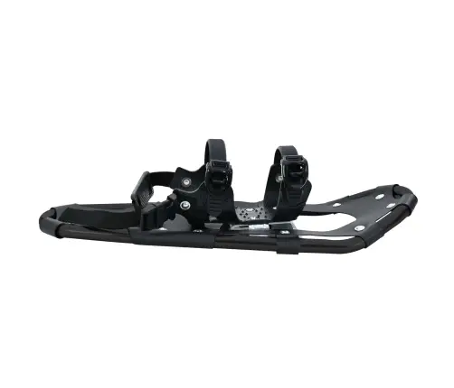 3 In 1 Sniega Kurpes Ar Pārgājienu Nūjām Melna 21 Collas Vidaxl