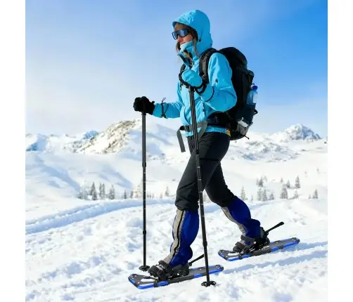 3 Ühes Lumesuusad Sinine Ja Must 30 Tolli Alumiinium Ja Hdpe