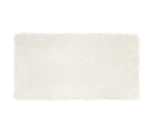 Mākslīgā Aitu Vilna Paklājs Balts 80 X 150 Cm Poliesters Vidaxl