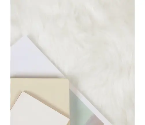 Faux Lambanaha Vaip Tafalla Valge 140 X 200 Cm Polüester