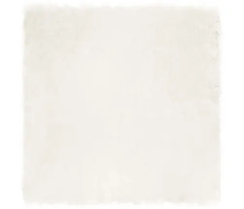 Faux Lambanaha Vaip Tafalla Valge 200 X 200 Cm Polüester