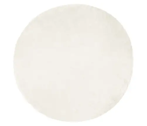 Faux Lambanaha Vaip Tafalla Valge Ø 100 Cm Polüester