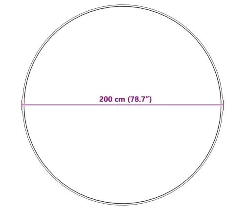 Mākslīgā Aitu Vilna Paklājs Balts 200 X 200 Cm Poliesters Vidaxl