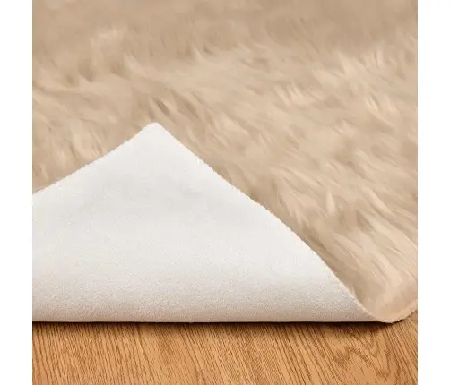 Faux Lambanaha Vaip Tafalla Beež 60 X 110 Cm Polüester