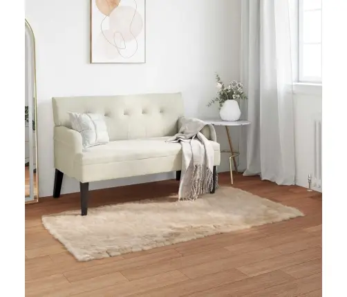 Faux Lambanaha Vaip Tafalla Beež 60 X 110 Cm Polüester