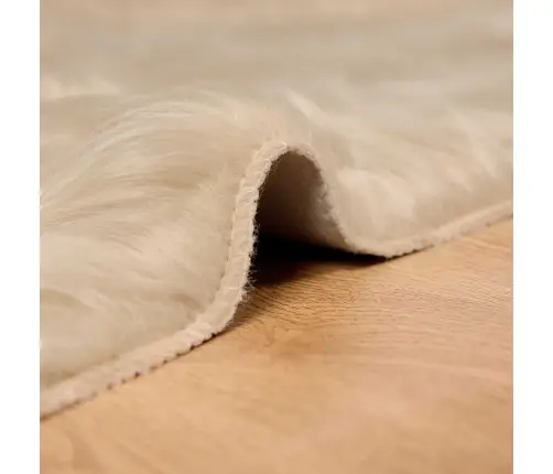 Faux Lambanaha Vaip Tafalla Beež 80 X 200 Cm Polüester