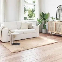 Faux Lambanaha Vaip Tafalla Beež 80 X 200 Cm Polüester