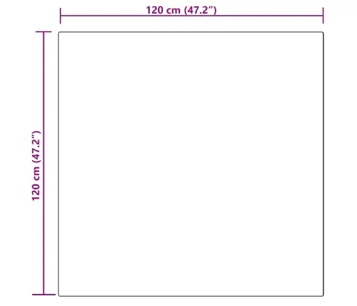 Mākslīgā Aitu Vilna Paklājs Bēša 120 X 120 Cm Poliesters Vidaxl