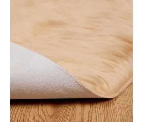 Vale Umbes Vaip Beež 160 X 160 Cm Polüester