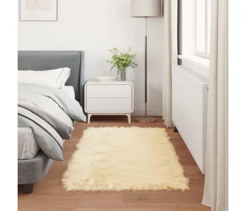 Dirbtinio Avikailio Kilimas Tafalla Kreminė 80 X 150 Cm