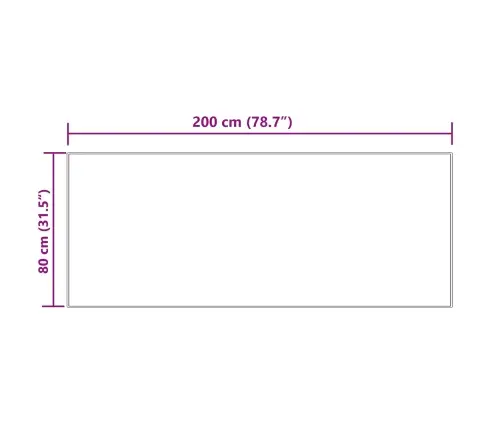 Mākslīgā Aitu Vilna Paklājs Krēmkrāsa 80 X 200 Cm Poliesters Vidaxl