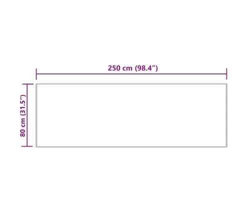 Mākslīgā Aitu Vilna Paklājs Krēmkrāsa 80 X 250 Cm Poliesters Vidaxl