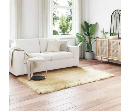 Faux Lambanaha Vaip Tafalla Cream 140 X 200 Cm Polüester