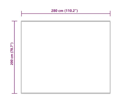 Faux Lambanaha Vaip Tafalla Cream 200 X 280 Cm Polüester