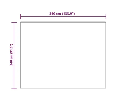 Mākslīgā Aitu Vilna Paklājs Krēmkrāsa 240 X 340 Cm Poliesters Vidaxl