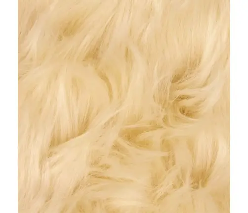 Mākslīgā Aitu Vilna Paklājs Krēmkrāsa 240 X 240 Cm Poliesters Vidaxl