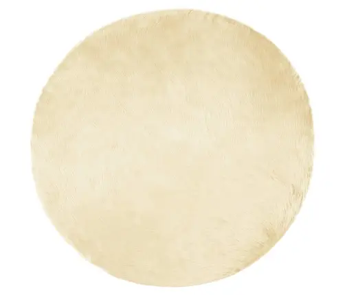 Dirbtinio Avikailio Kilimas Tafalla Kreminė Ø 120 Cm