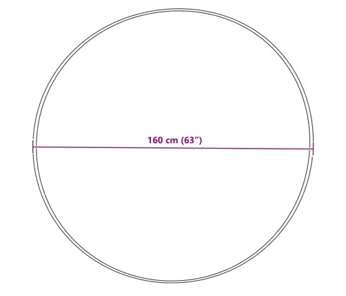Mākslīgā Aitu Vilna Paklājs Krēmkrāsa 160 X 160 Cm Poliesters Vidaxl