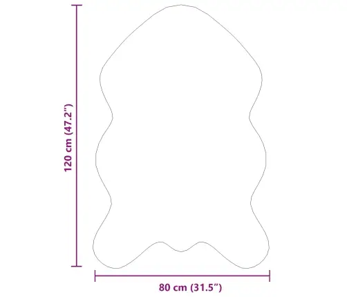 Faux Lambanaha Vaip Tafalla Cream 80 X 120 Cm Polüester