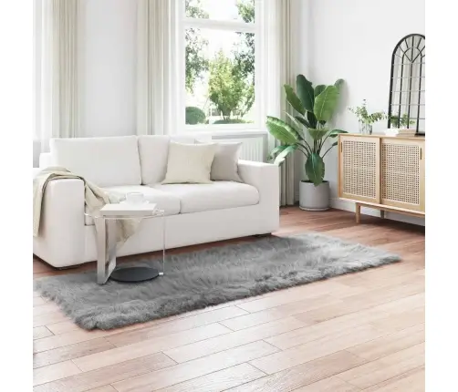 Dirbtinio Avikailio Kilimas Tafalla Pilka 80 X 250 Cm