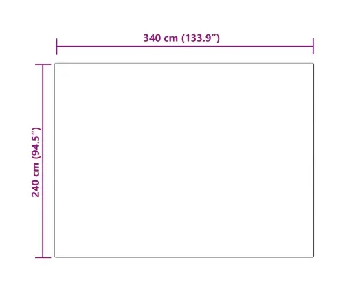 Mākslīgā Aitu Vilna Paklājs Pelēka 240 X 340 Cm Poliesters Vidaxl