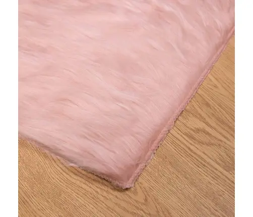 Faux Lambanaha Vaip Tafalla Roosa 80 X 250 Cm Polüester