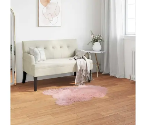 Faux Lambanaha Vaip Tafalla Roosa 60 X 90 Cm Polüester