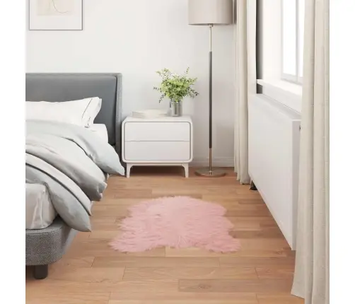 Faux Lambanaha Vaip Tafalla Roosa 60 X 90 Cm Polüester