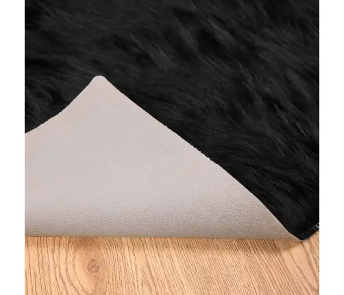 Dirbtinio Avikailio Kilimas Tafalla Juoda 60 X 110 Cm