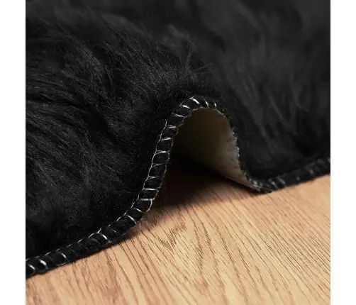 Dirbtinio Avikailio Kilimas Tafalla Juoda 60 X 110 Cm