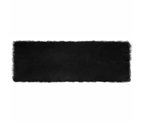 Faux Lambanaha Vaip Tafalla Must 80 X 250 Cm Polüester