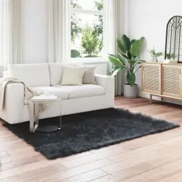 Faux Lambanaha Vaip Tafalla Must 120 X 170 Cm Polüester