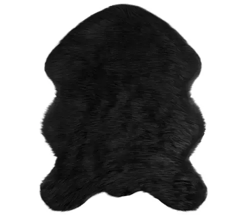 Faux Lambanaha Vaip Tafalla Must 50 X 80 Cm Polüester