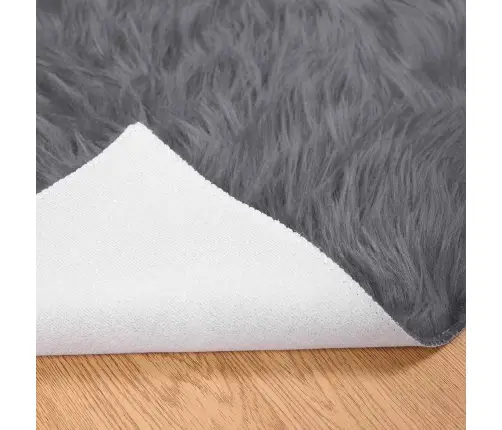 Faux Lambanaha Vaip Tafalla Antratsiit 60 X 110 Cm Polüester