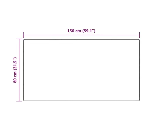 Mākslīgā Aitu Vilna Paklājs Antracīts 80 X 150 Cm Poliesters Vidaxl