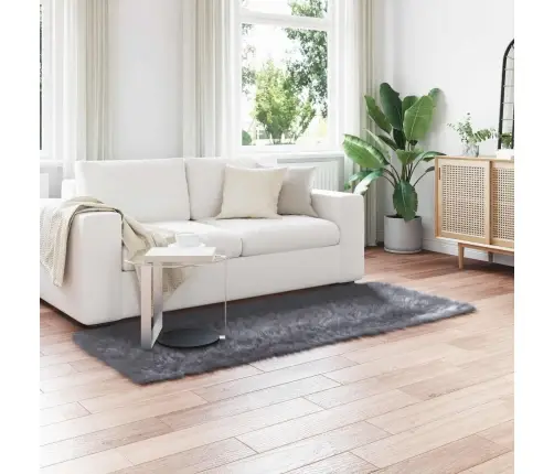 Faux Lambanaha Vaip Tafalla Antratsiit 100 X 200 Cm Polüester