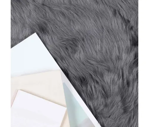 Faux Lambanaha Vaip Tafalla Antratsiit 100 X 200 Cm Polüester