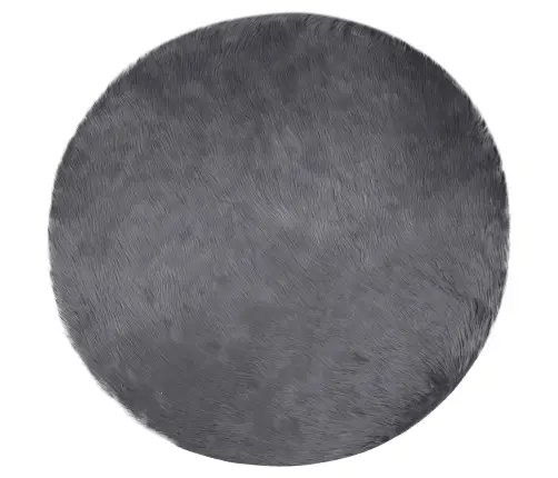 Mākslīgā Aitu Vilna Paklājs Antracīts 200 X 200 Cm Poliesters Vidaxl