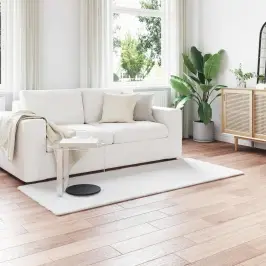 Mākslīgā Truša Kažokādas Paklājs Olite Balts 80 X 200 Cm Vidaxl