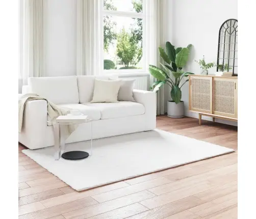 Mākslīgā Truša Kažokādas Paklājs Olite Balts 160 X 230 Cm Vidaxl