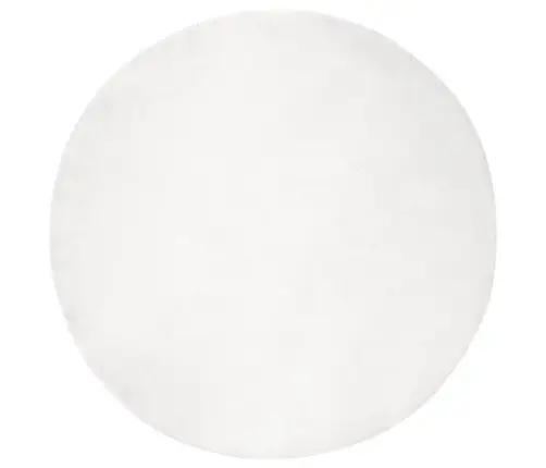 Dirbtinio Triušio Kailio Kilimas Olite Balta Ø 120 Cm