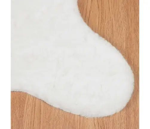 Kunstlik Küüliku Karv Mat Olite Valge 60 X 90 Cm Polüester